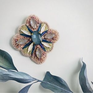 Maltese cross brooch